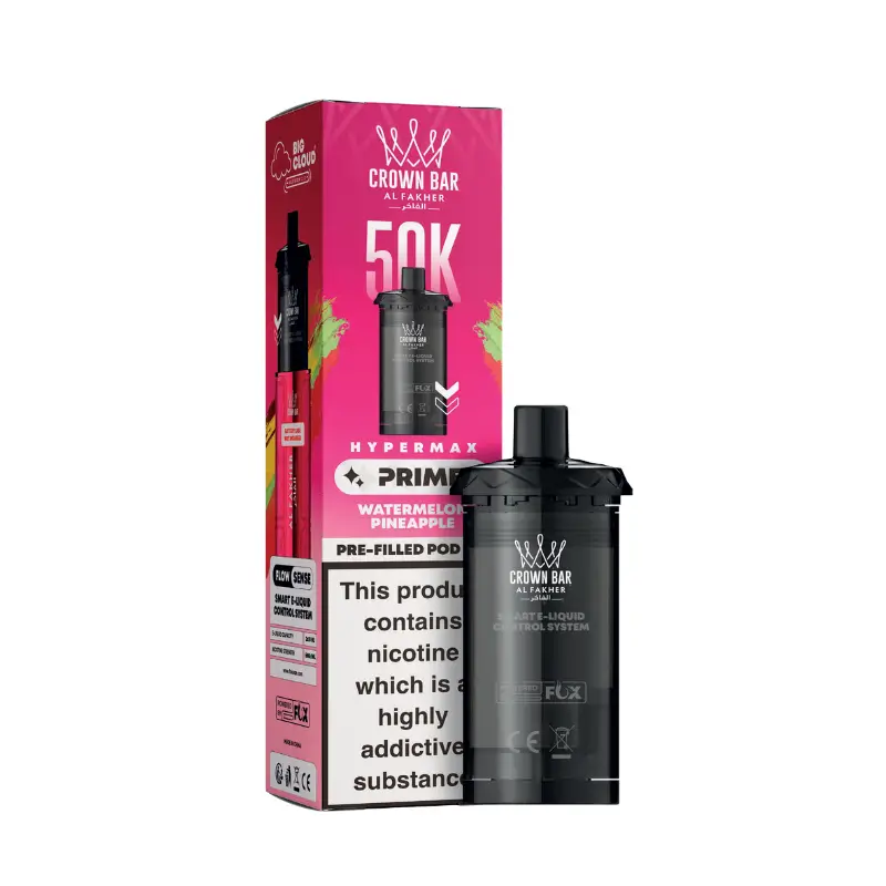 WATERMELON PINEAPPLE - UK - 50K - POD - CROWN BAR - AL FAKHER - 5 Pack