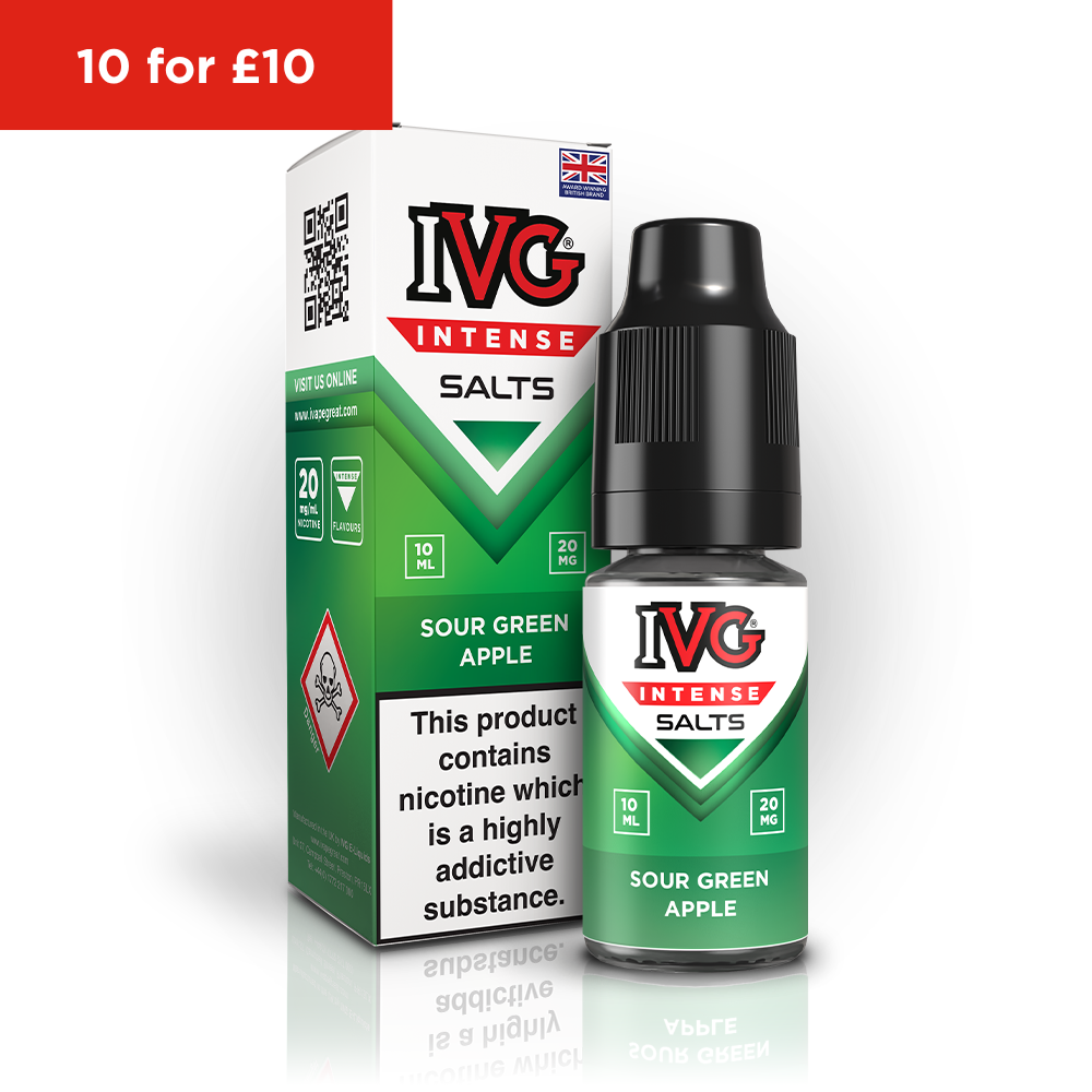 IVG Intense Salts Sour Green Apple E-Liquid