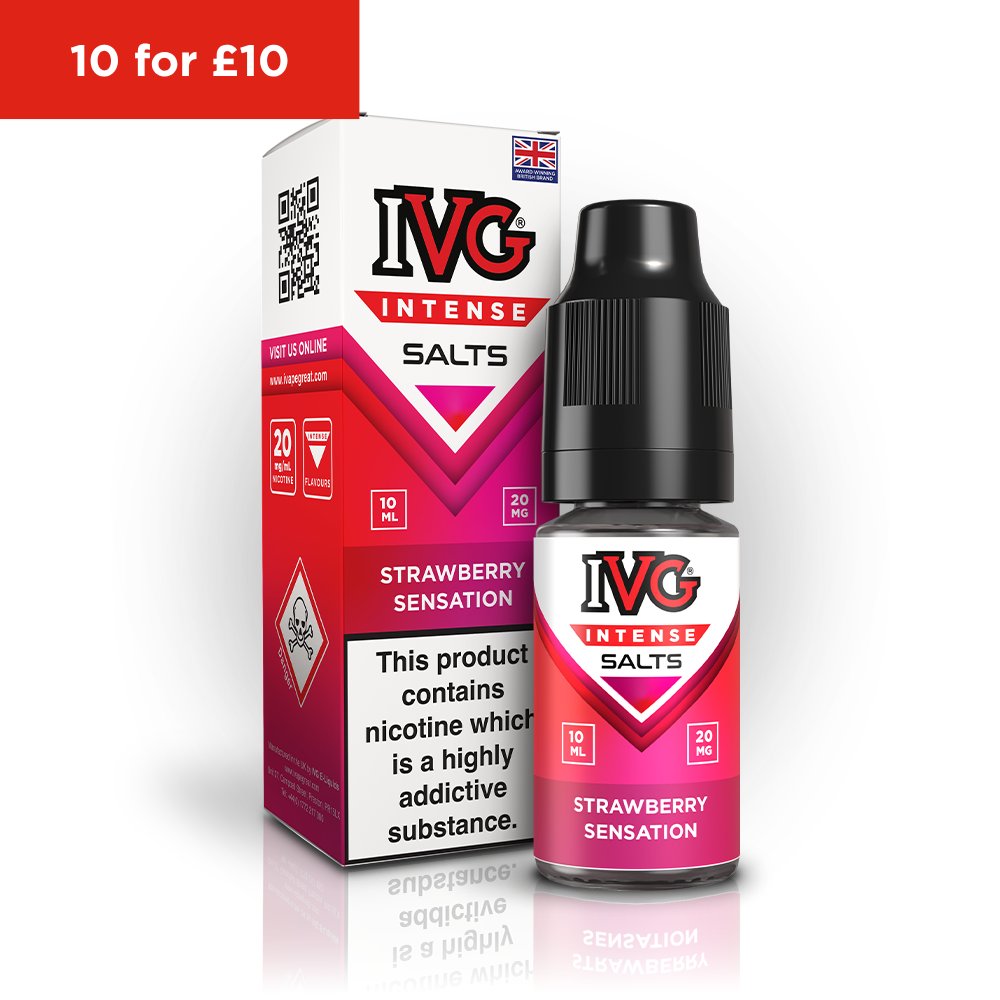 IVG Intense Salts Strawberry Sensation E-Liquid