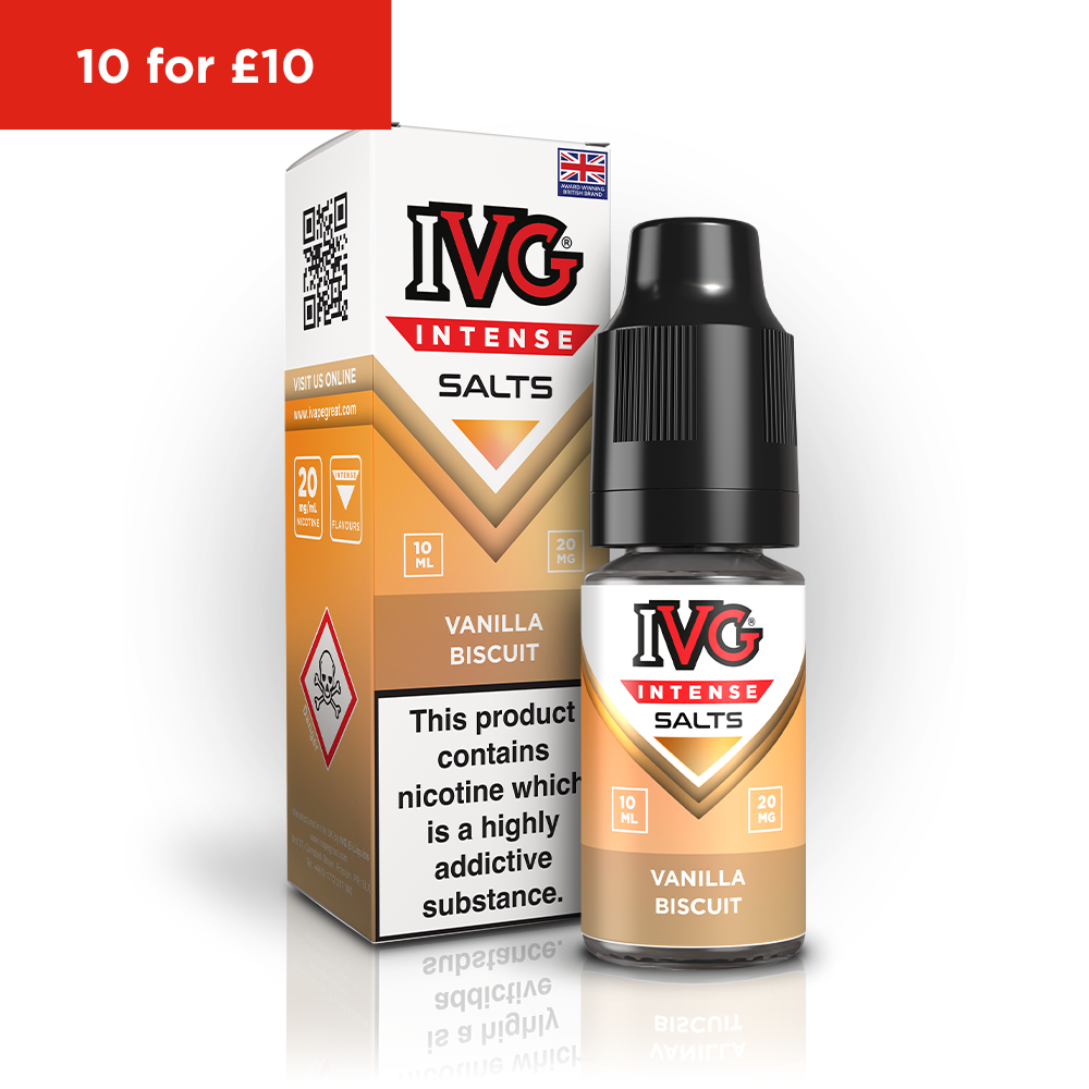 IVG Intense Salts Vanilla Biscuit E-Liquid