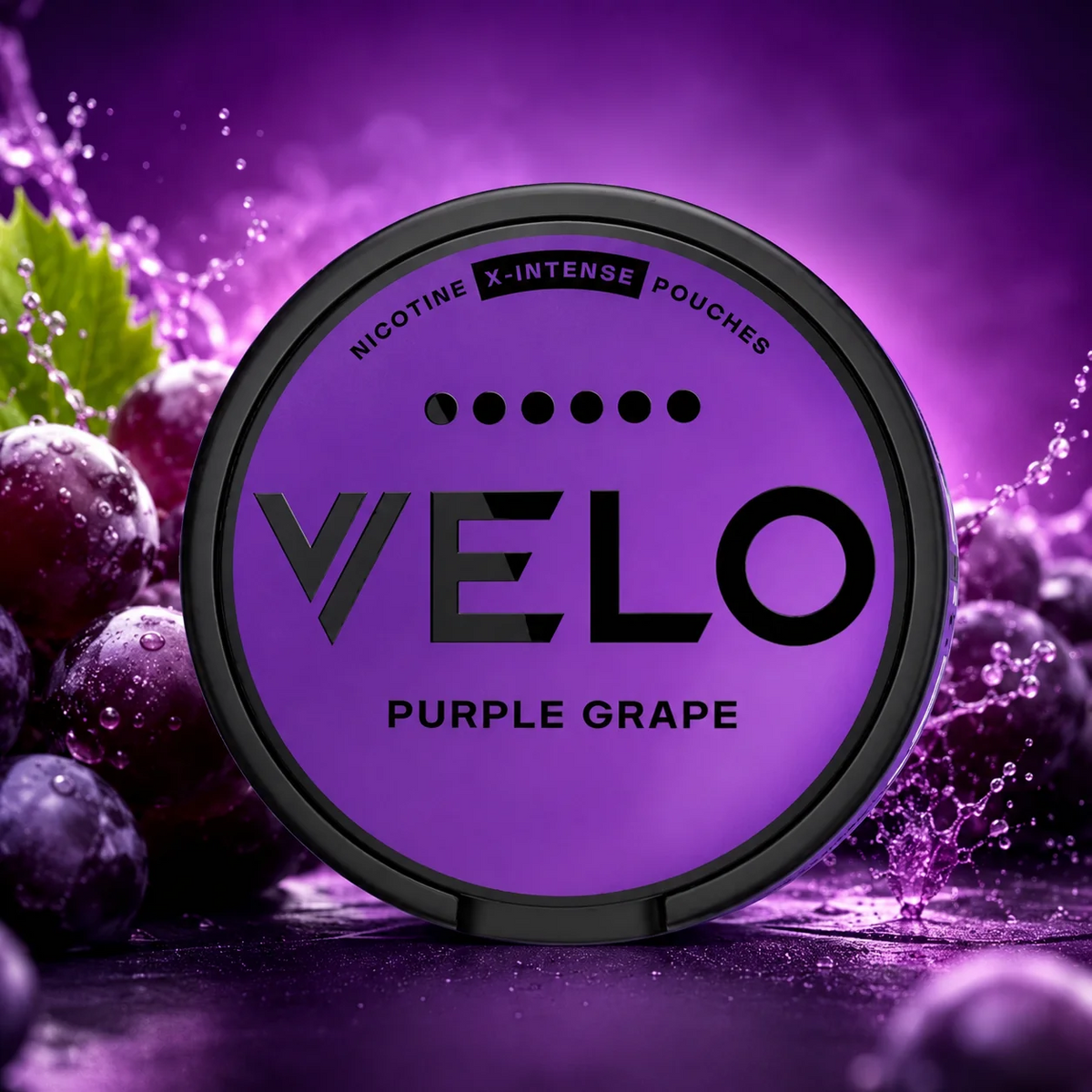 PURPLE GRAPE - 6DOT - NICOTINE POUCH - VELO - 10 Pack