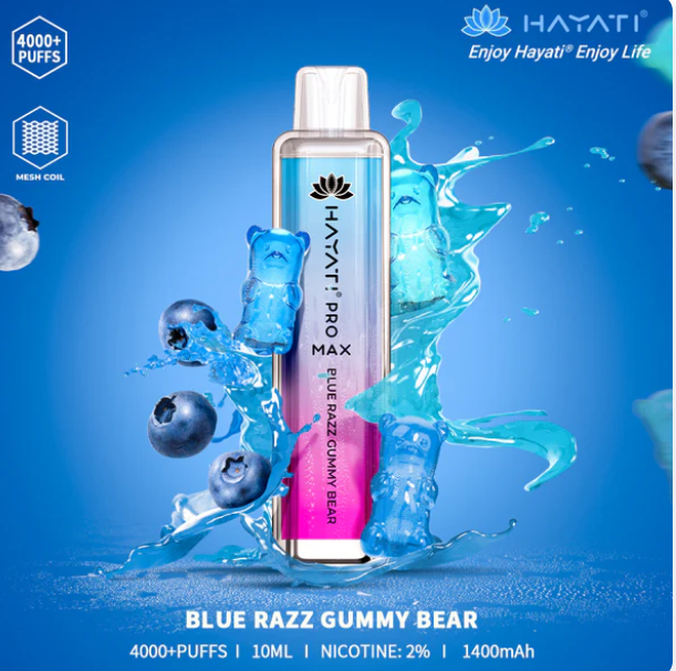 Hayati® Pro Max Blue Razz Gummy Bear