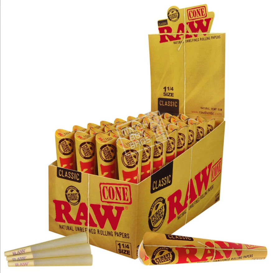 RAW Classic King Size Pre Rolled Cones