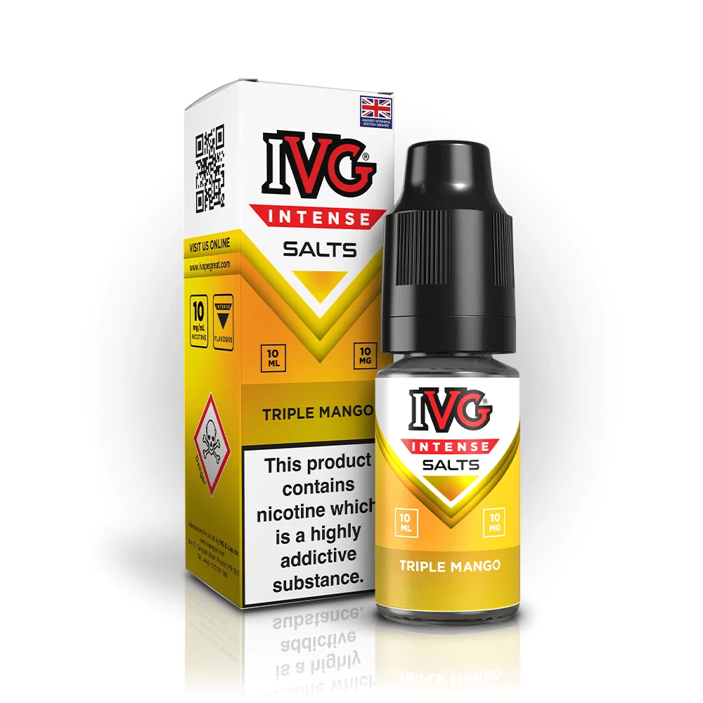 TRIPLE MANGO - UK - IVG INTENSE - 10mg LIQUID - 10 PACK
