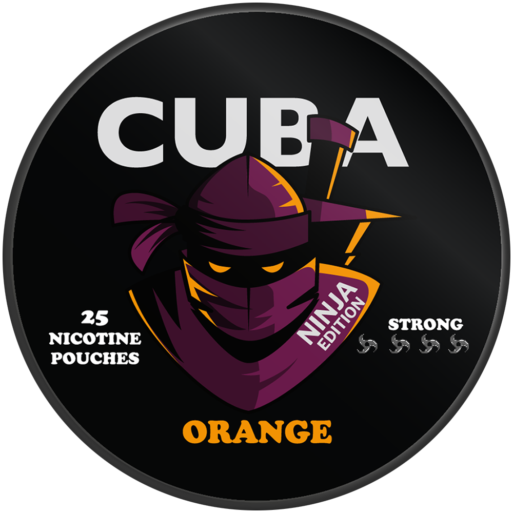 ORANGE - NINJA EDITION - NICOTINE POUCH - CUBA - 10 Pack