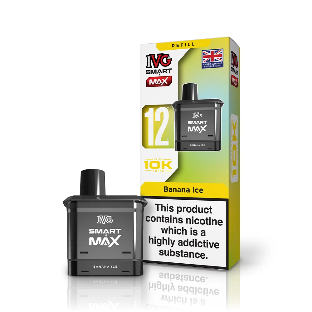 BANANA ICE - UK - IVG SMART MAX - POD - 5 Pack