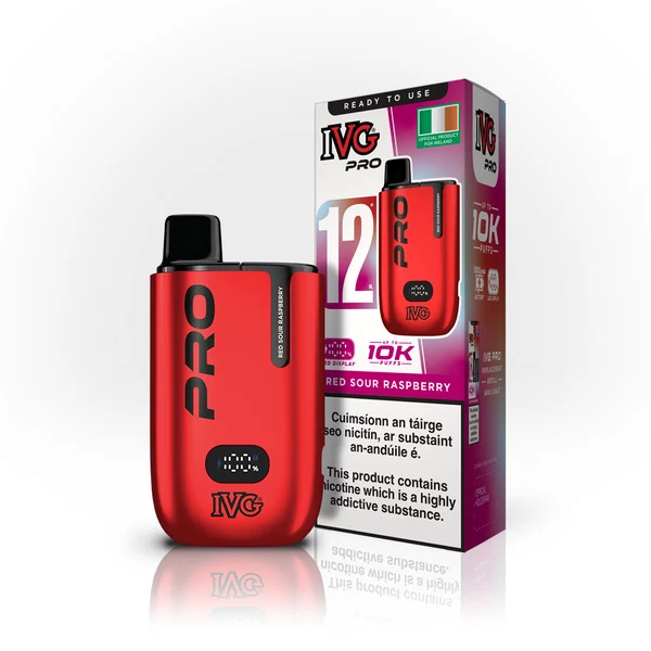 RED SOUR RASPBERRY - IE - IVG PRO KIT - 5 Pack