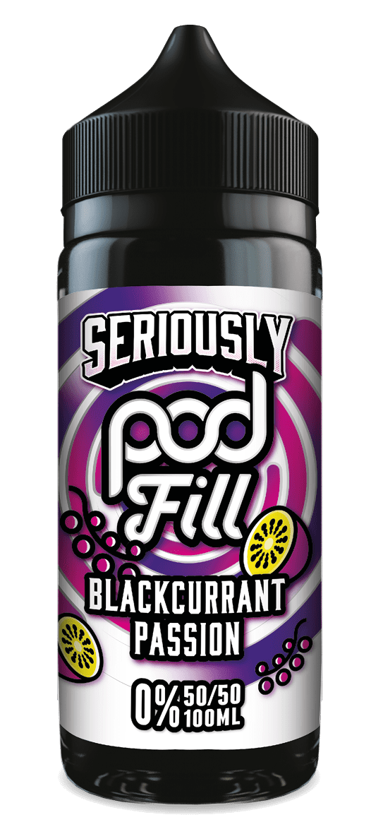 BLACKCURRANT PASSION - UK - SERIOUSLY POD FILL - 100ml LIQUID - 1 PACK