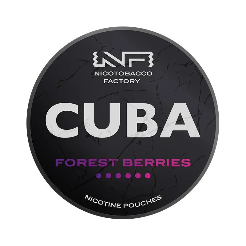 FOREST BARRIES - 5 Dot - NICOTINE POUCH - CUBA - 10 Pack