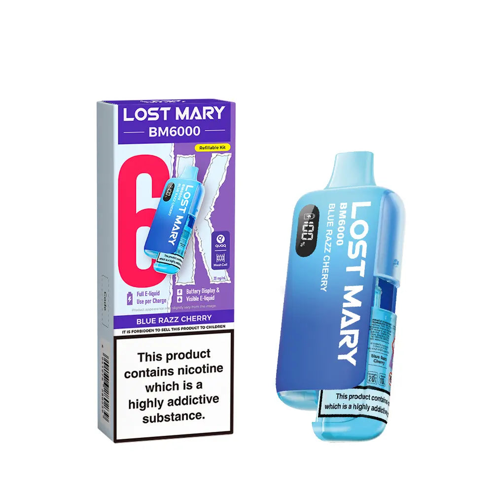 Lost Mary BM6000 Blue Razz Cherry