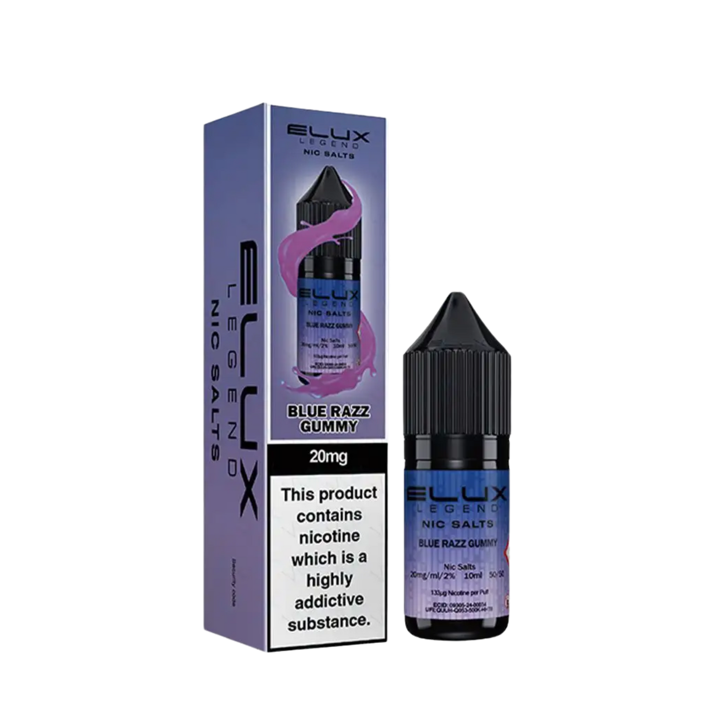 Elux Liq Blue Razz Gummy