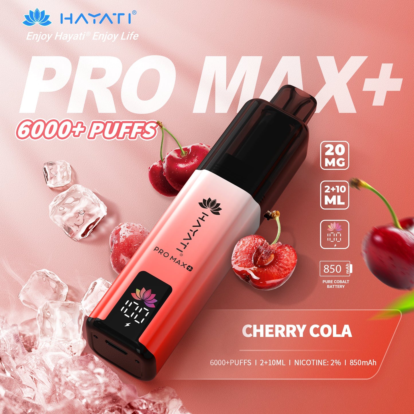 Hayati Pro Max+ 6000 Cherry Cola