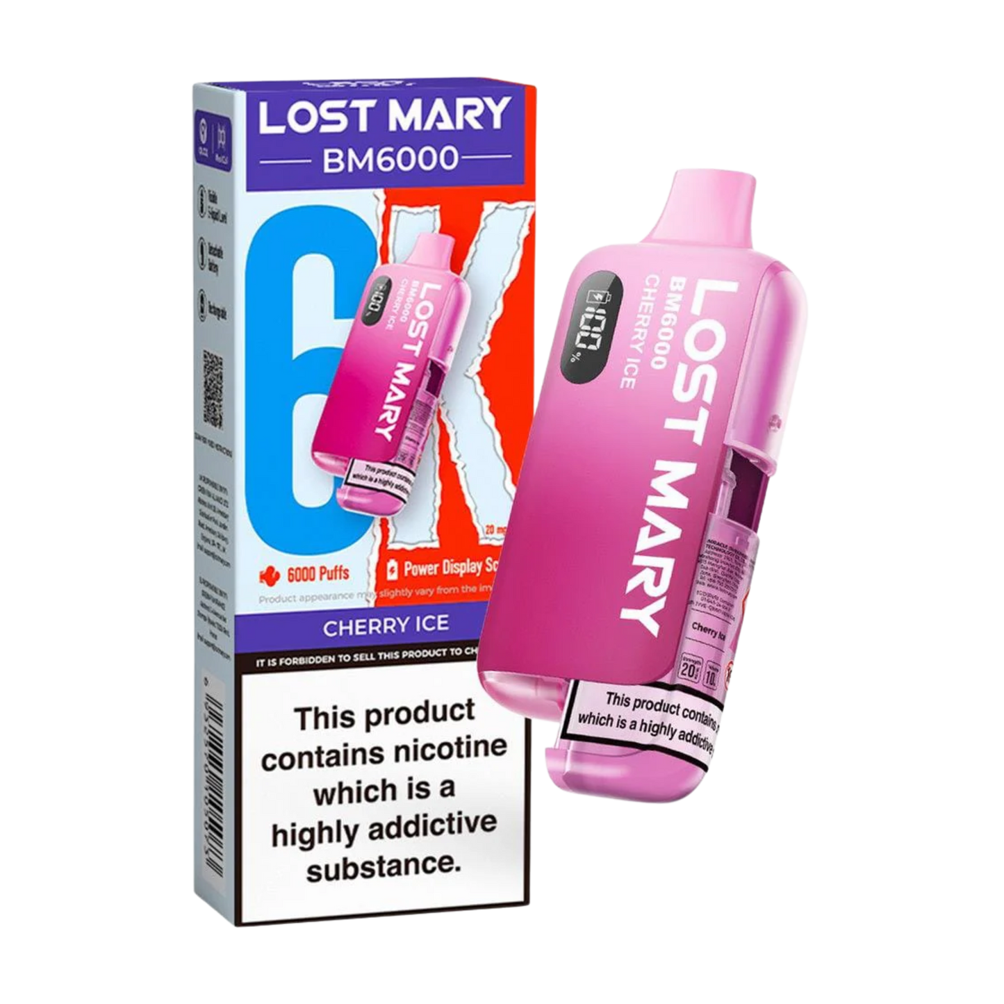 BM6000 Irish Disposable Cherry Ice