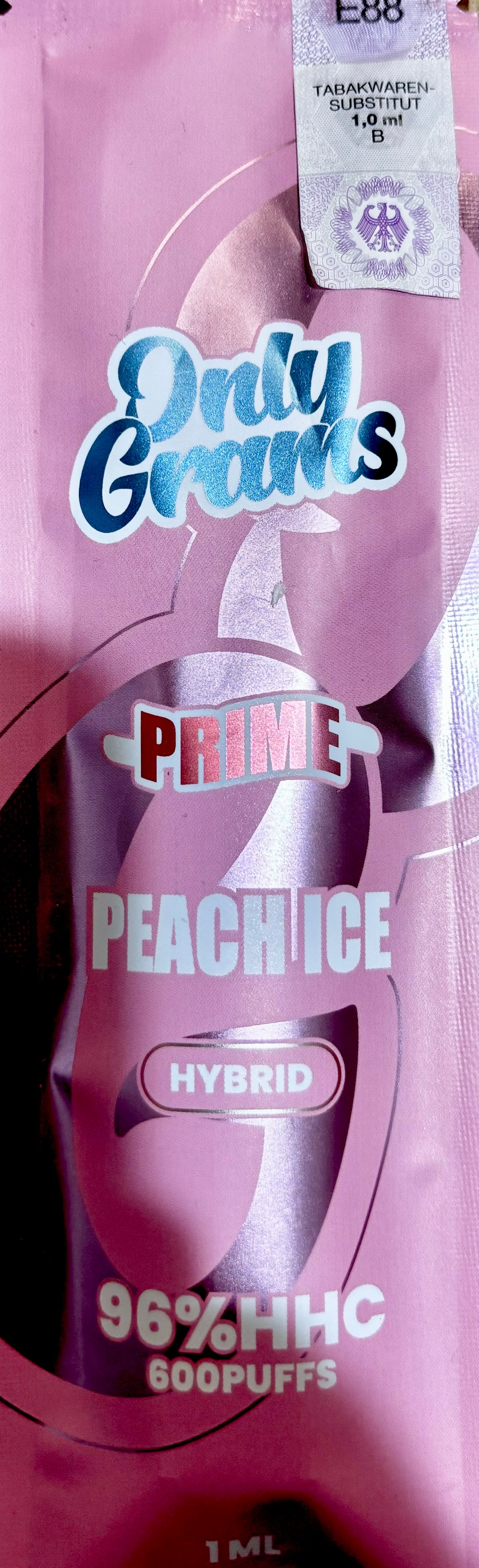 Only Grams Peach Ice 96% HHC