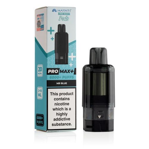 Hayati Pro Max+ 6000 Pods Mr Blue Pack of 5