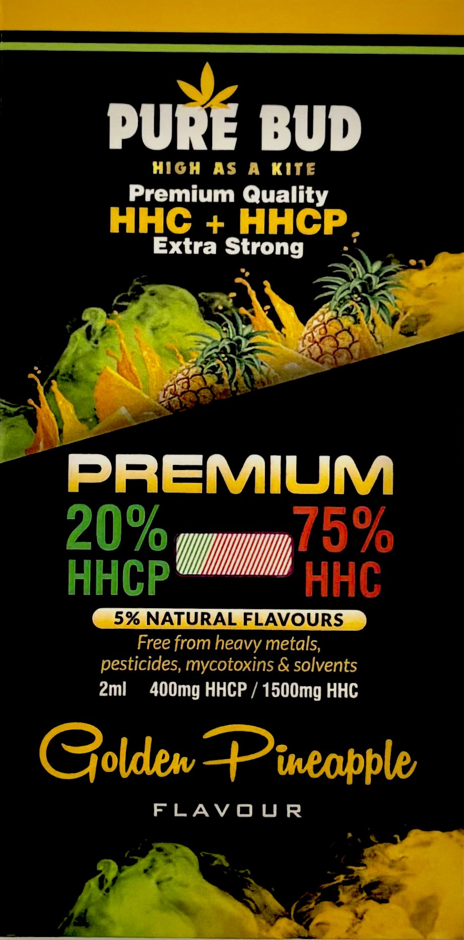 Pure Bud Golden Pineapple HHC+HHCP