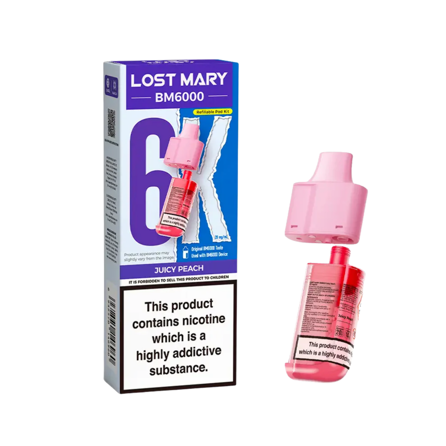 Lost Mary BM6000 Pod Juicy Peach