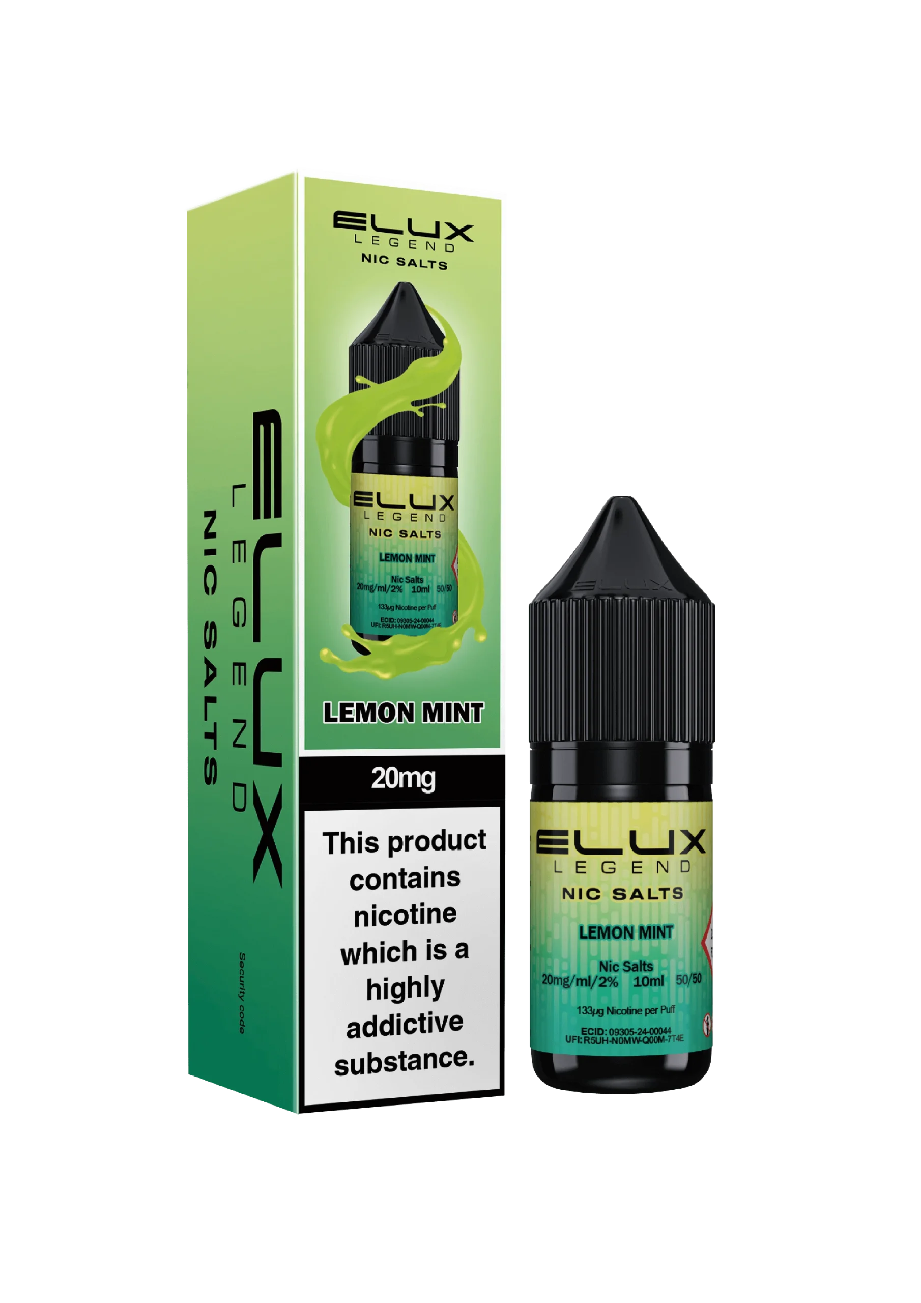 Elux Legend Nicotine salt Lemon mint