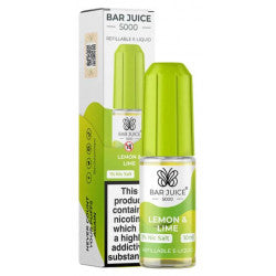 Lemon & Lime Nic Salt E-Liquid by Bar Juice 5000