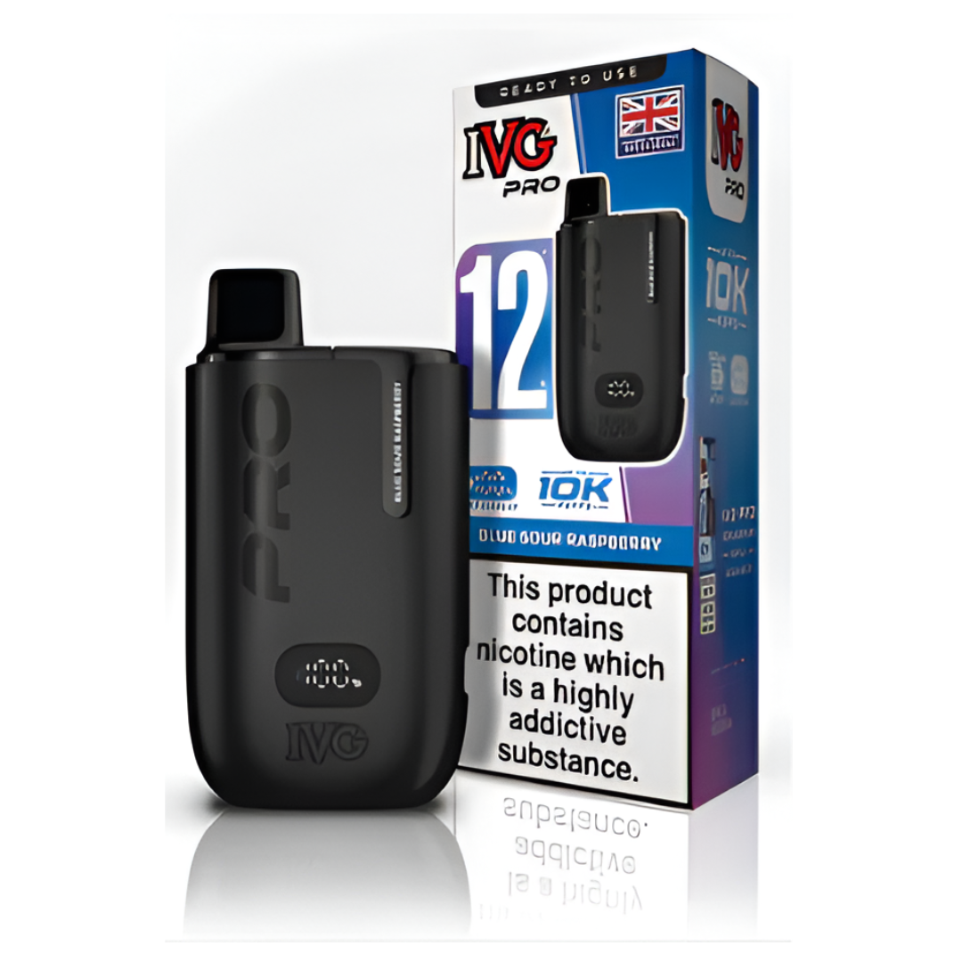 IVG Pro 10K Blue Sour Raspberry (Pack Of 5)