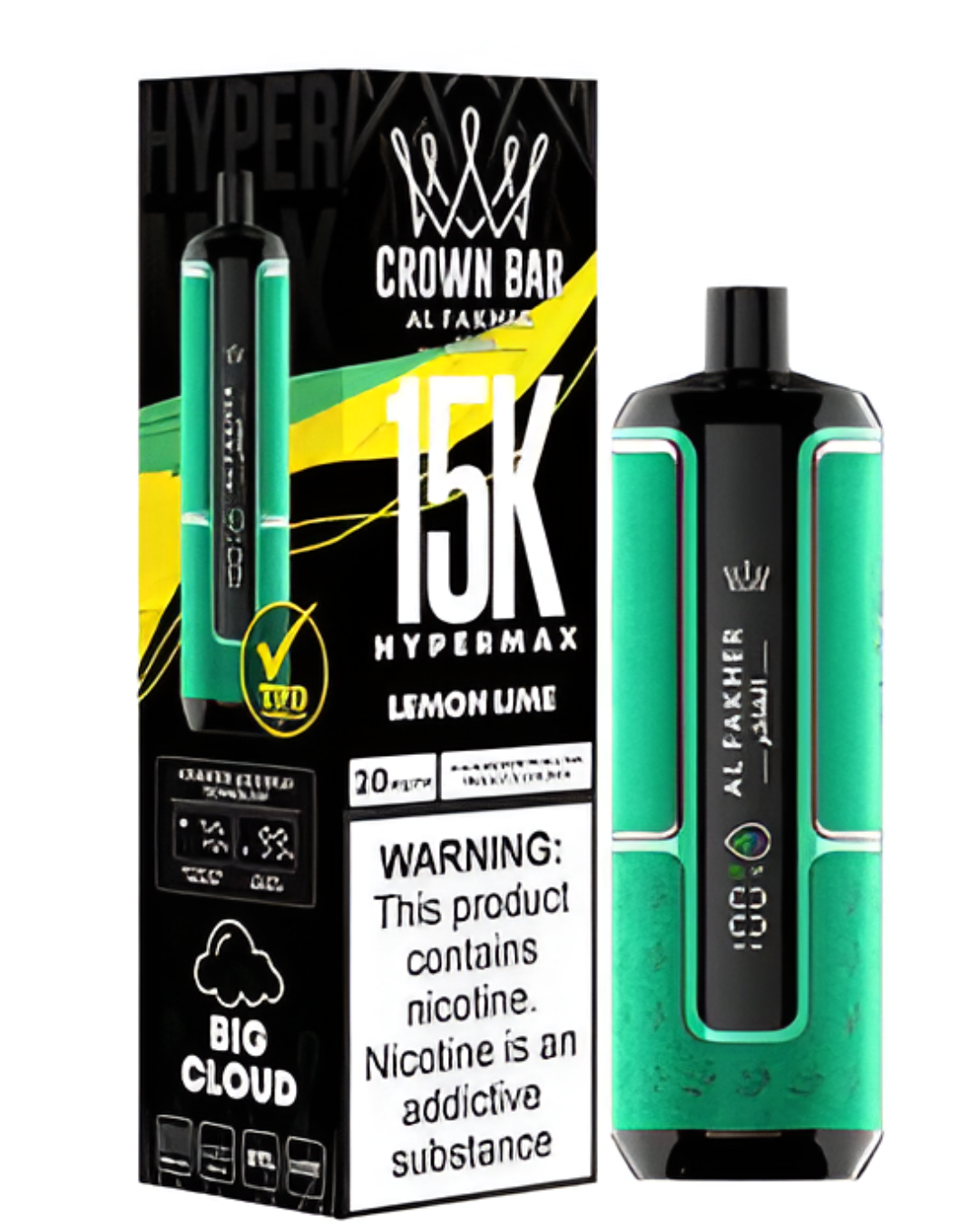 Crown Bar 15000 Lemon Lime