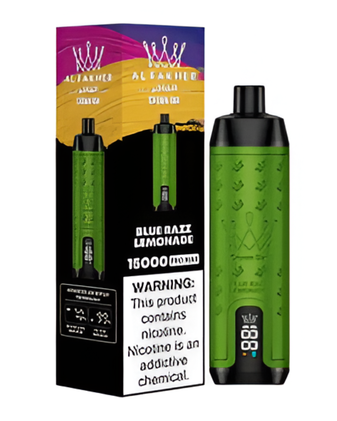 Crown Bar 15000 Blue Raaz Lemonade