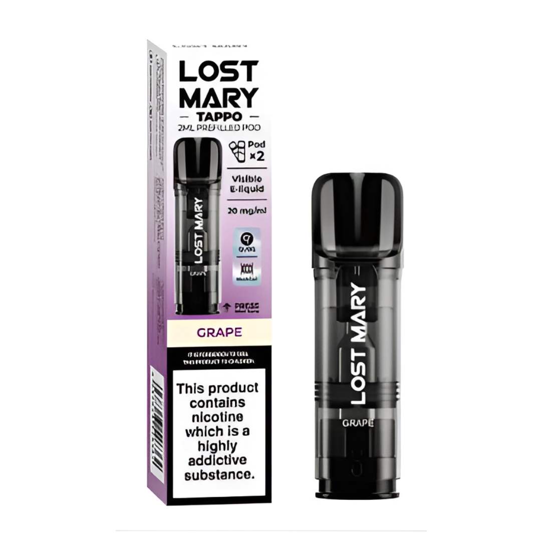 Lost Mary Tappo Pods Grape (Pack Of 10)