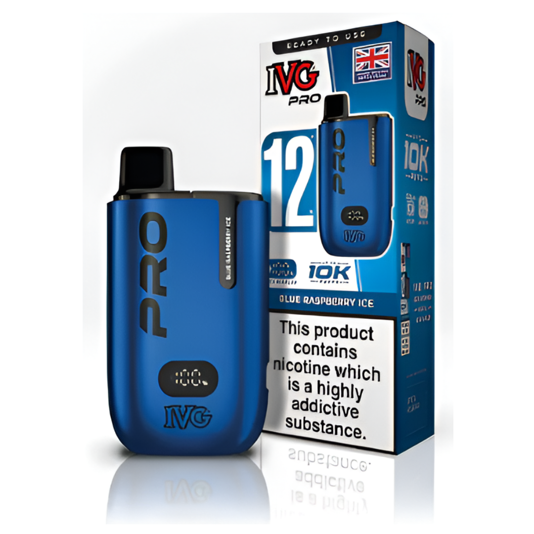 IVG Pro 10K Blue Raspberry Ice (Pack Of 5)