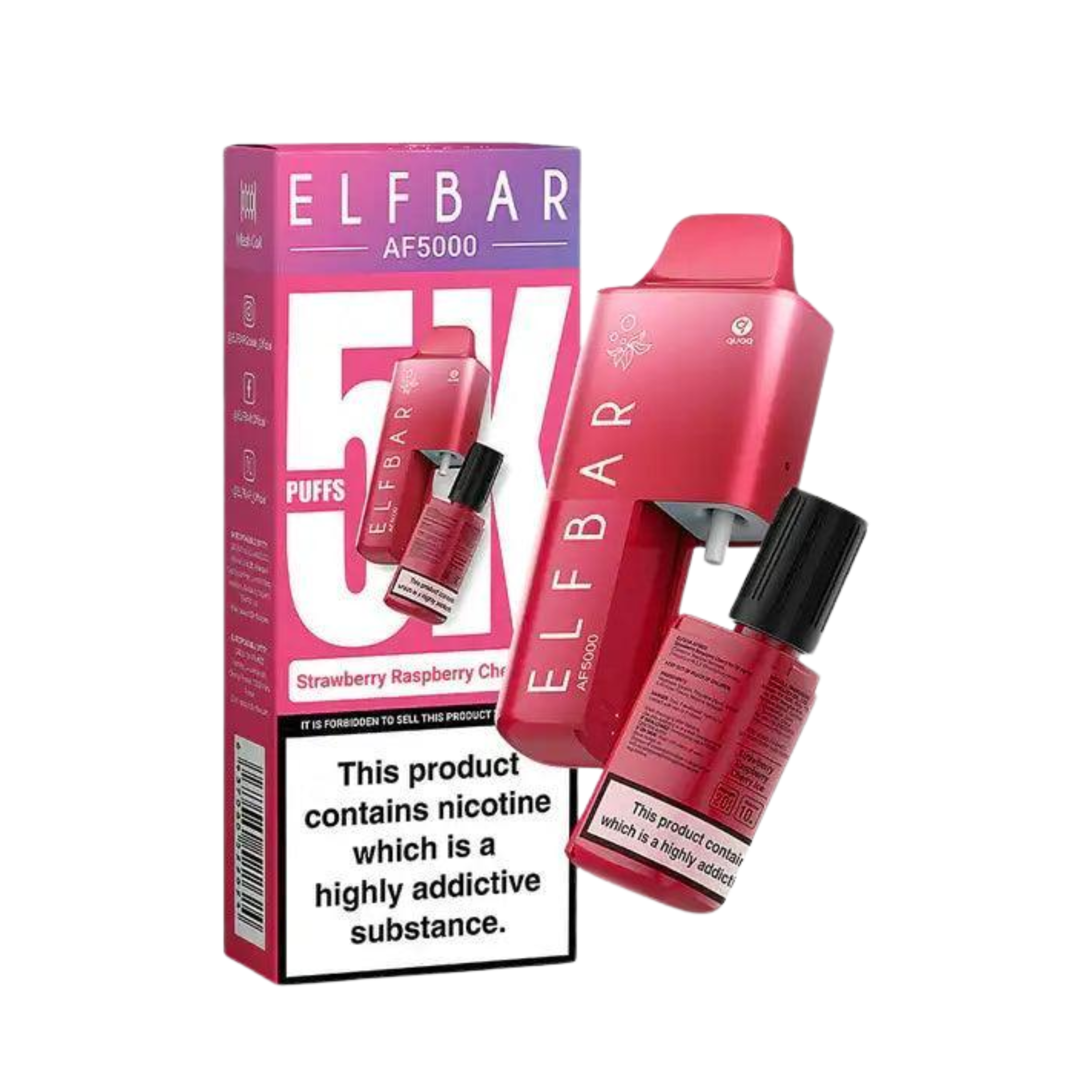 Elfbar 5K Strawberry Raspberry Cherry Ice