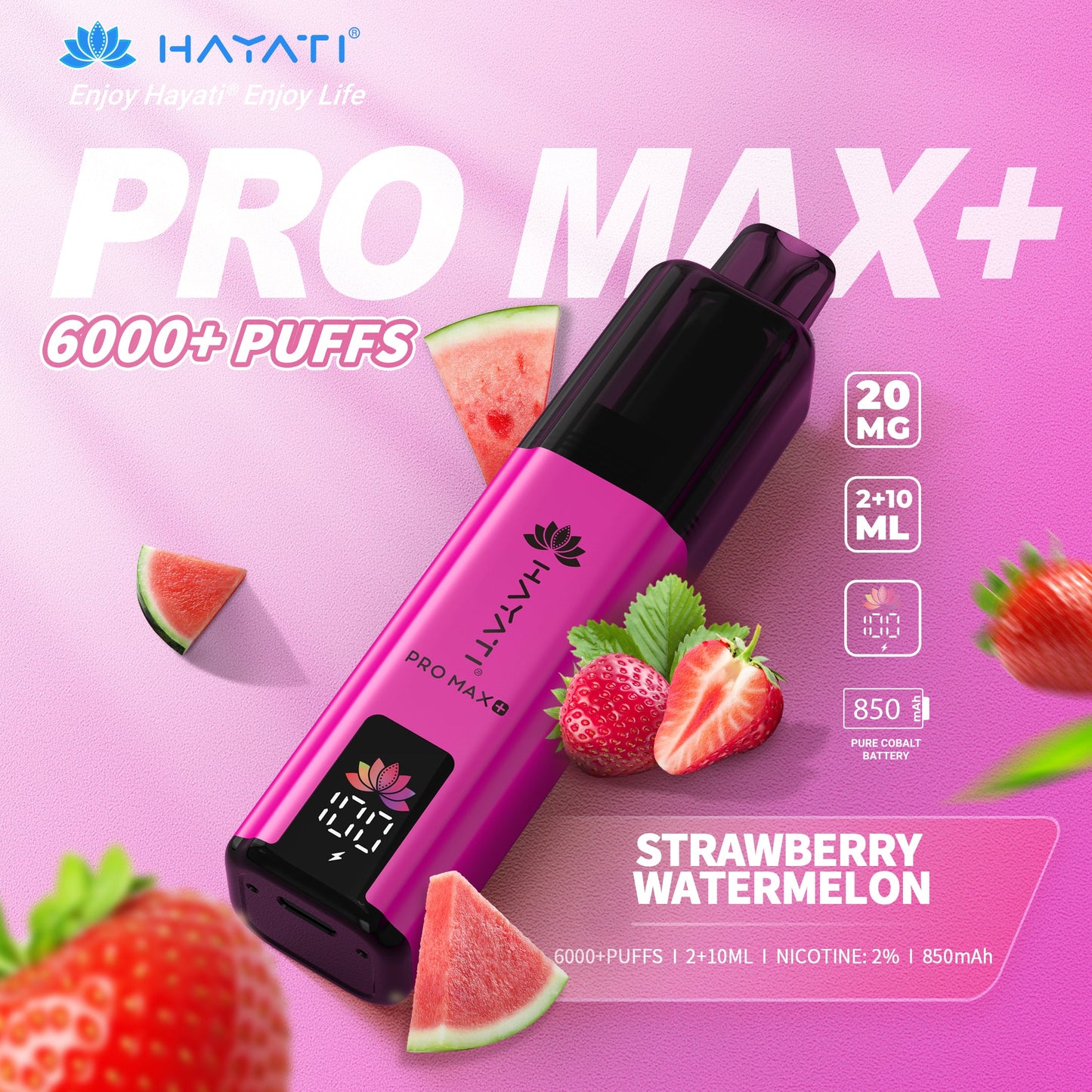 Hayati Pro Max+ 6000 Strawberry Watermelon