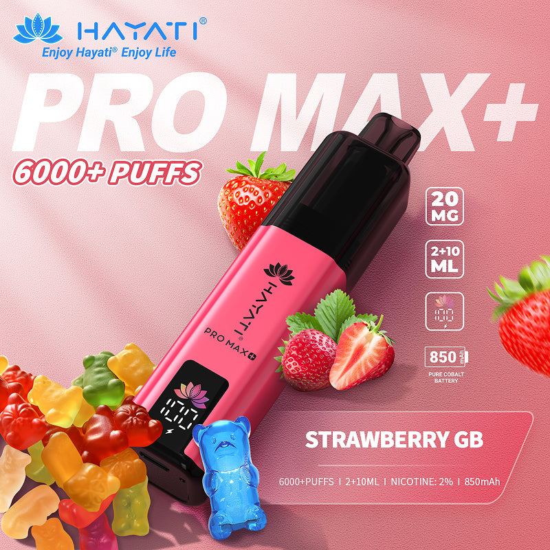 Hayati Pro Max+ 6000 Strawberry GB