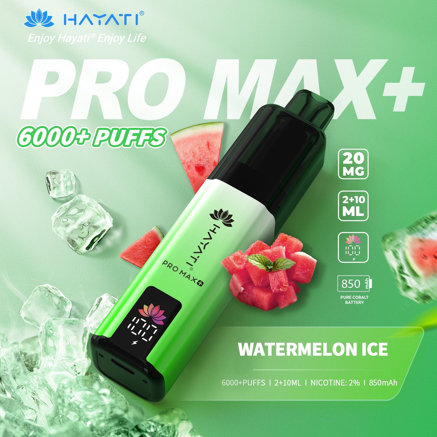 Hayati Pro Max+ 6000 Watermelon Ice