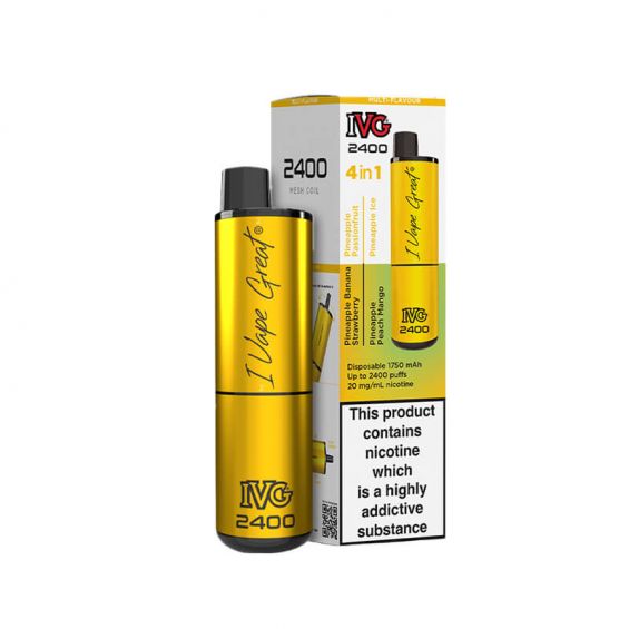 PINEAPPLE EDITION 4 IN 1 IVG 2400 UK - 5 PACK