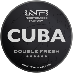 DOUBLE FRESH - 5 Dot - NICOTINE POUCH - CUBA - 10 Pack