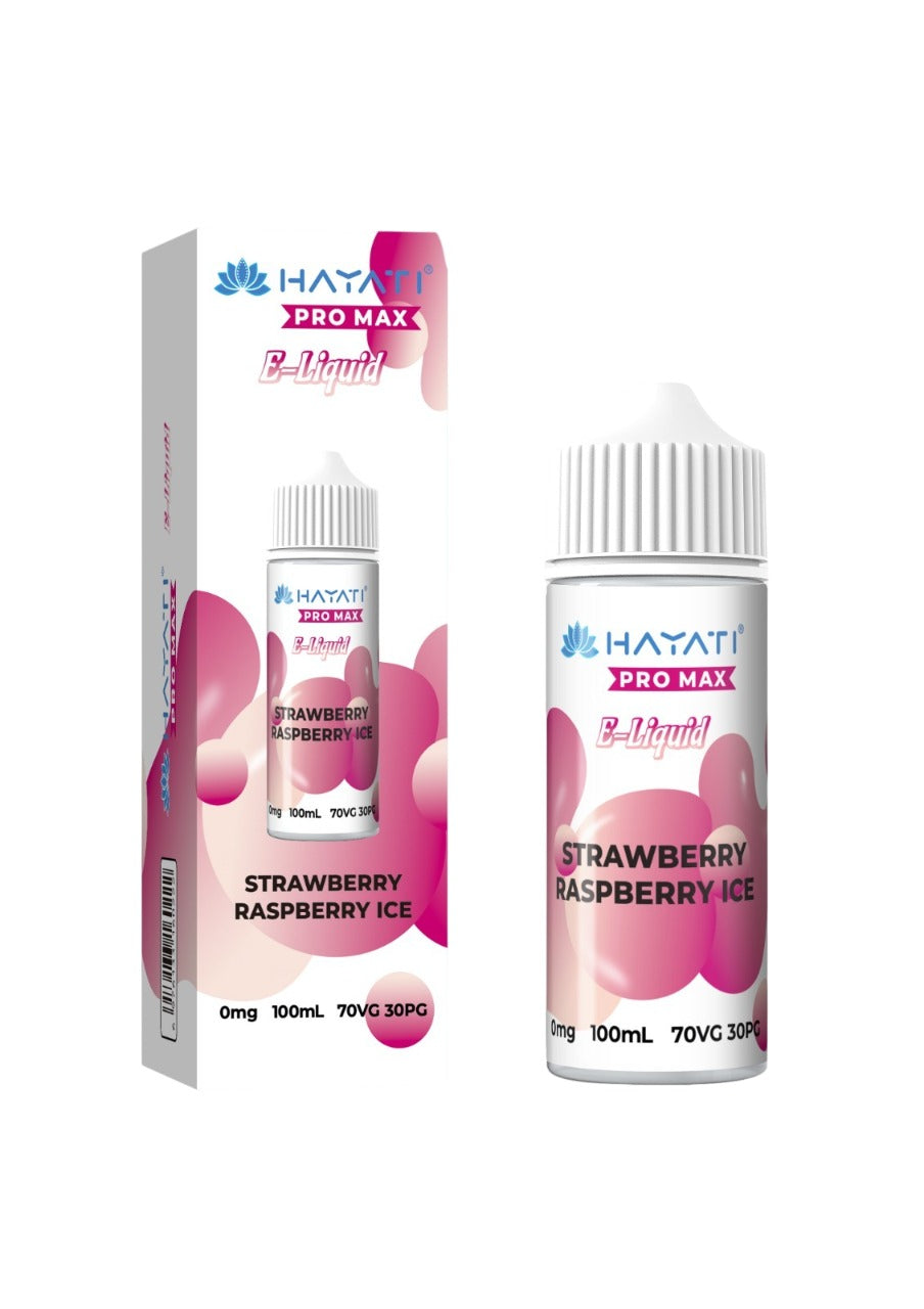 STRAWBERRY RASPBERRY ICE - UK - HAYATI - 10mg LIQUID - 10 Pack