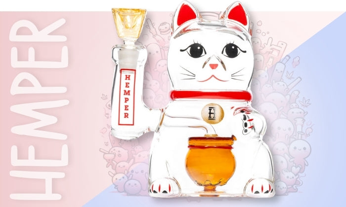Cartoon Character Silicone Bong - Anime Cat Girl