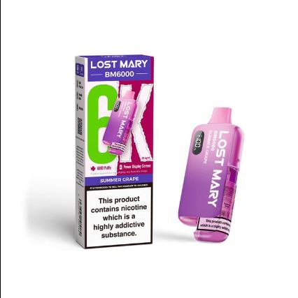 BM6000 UK Disposable Summer Grape (Pack Of 5)