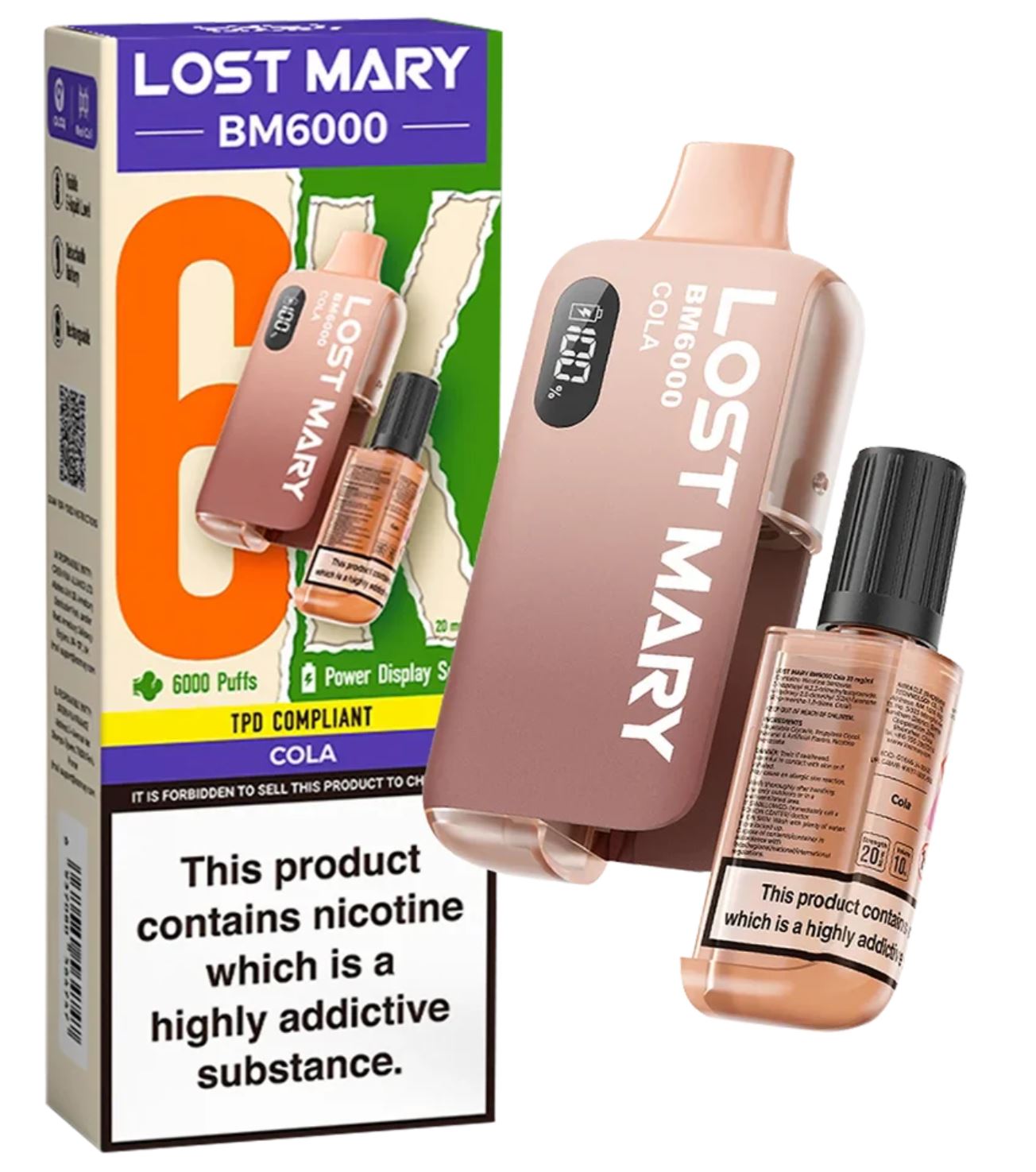 BM6000 UK Kit Cola (Pack Of 5)