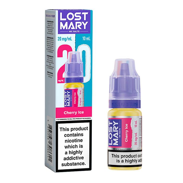 CHERRY ICE 20mg LOST MARY LIQUID - 10 PACK