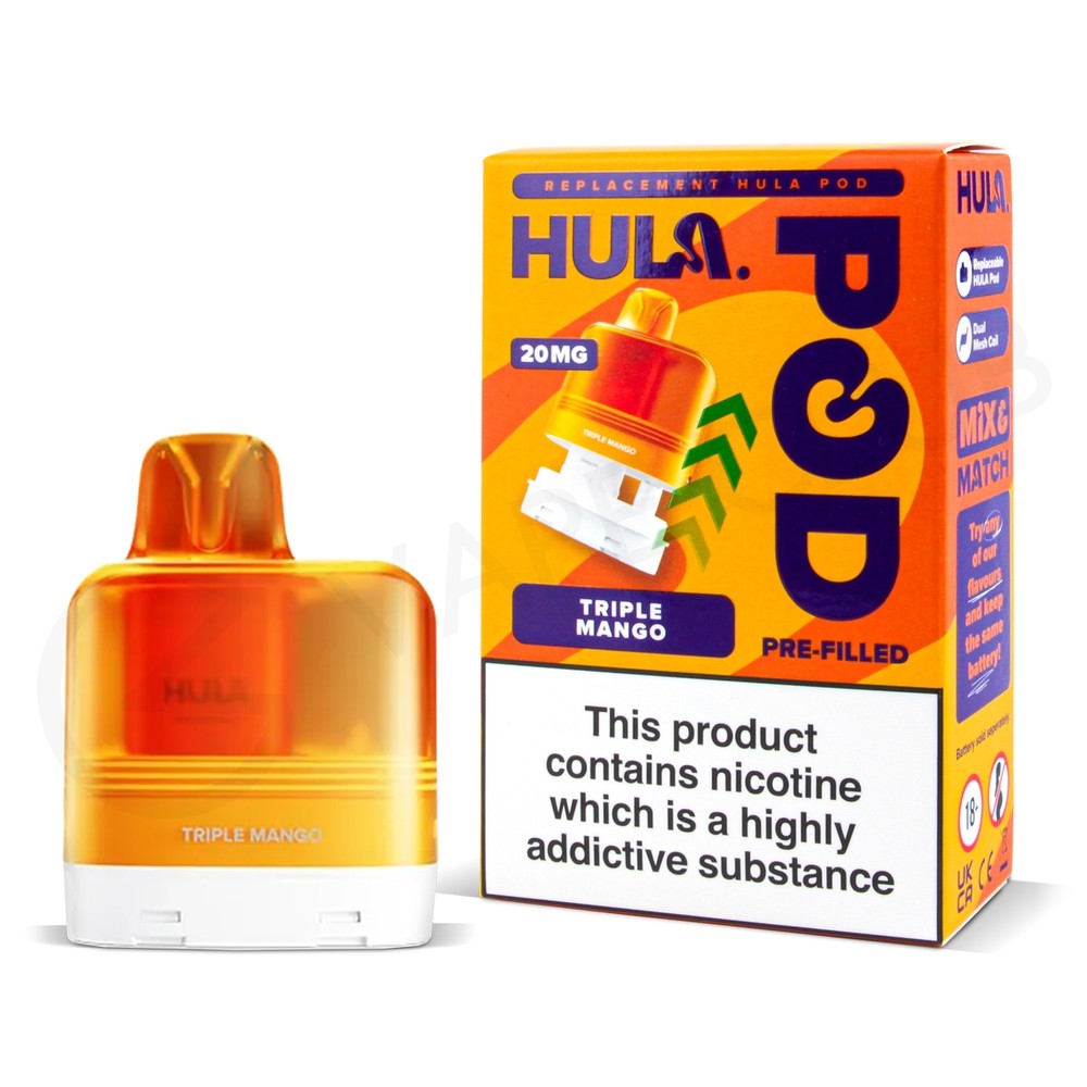 TRIPLE MANGO - UK - HULA - POD - 10 Pack