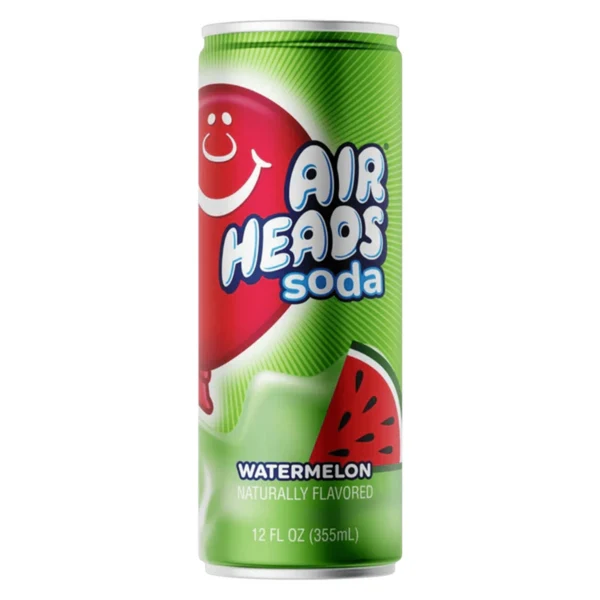 WATERMELON - AIR HEADS SODA - 355ML - CAN - 12 Pack