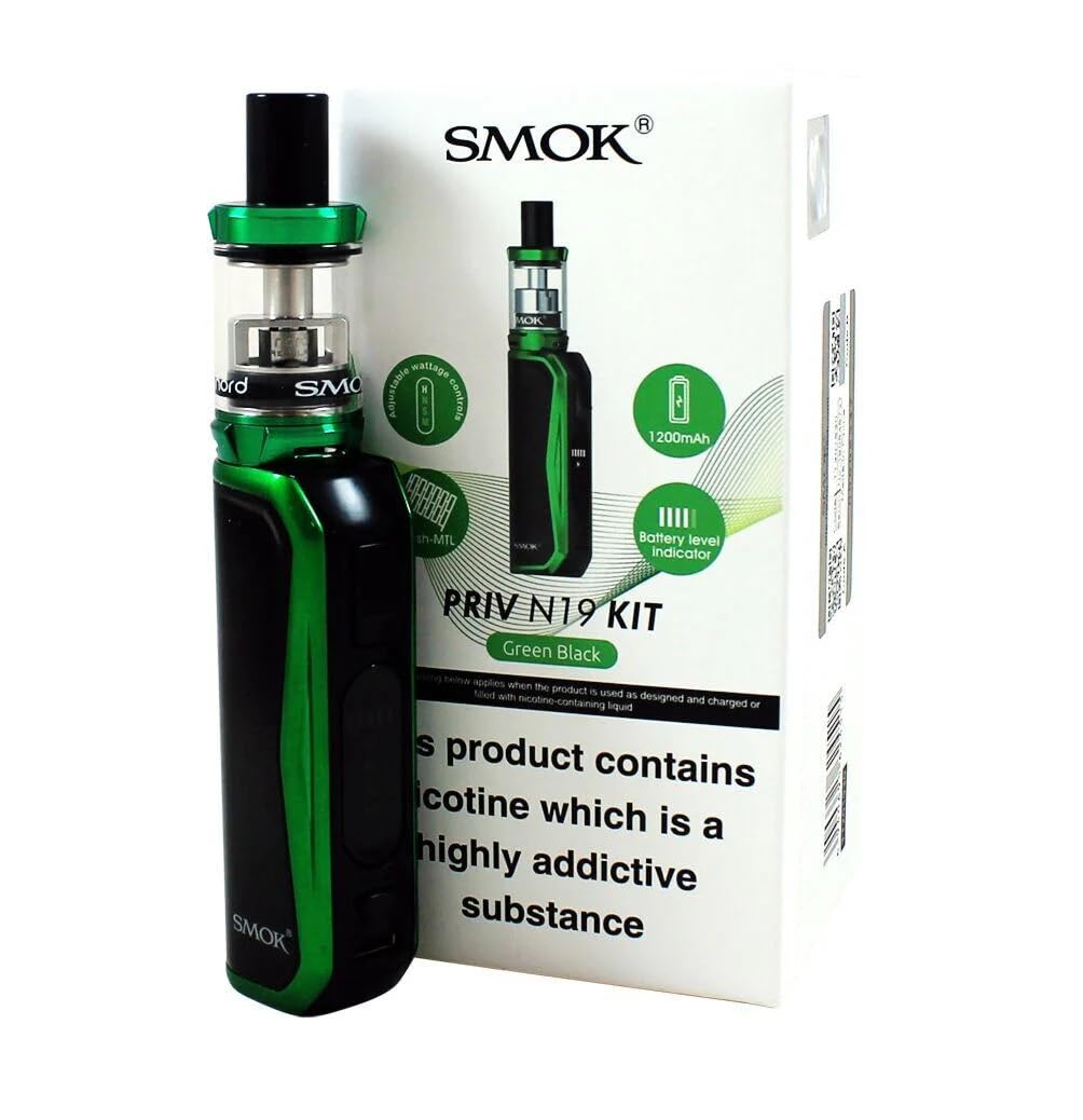 GREEN BLACK - PRIV N19 - SMOK - KIT - 1 PACK