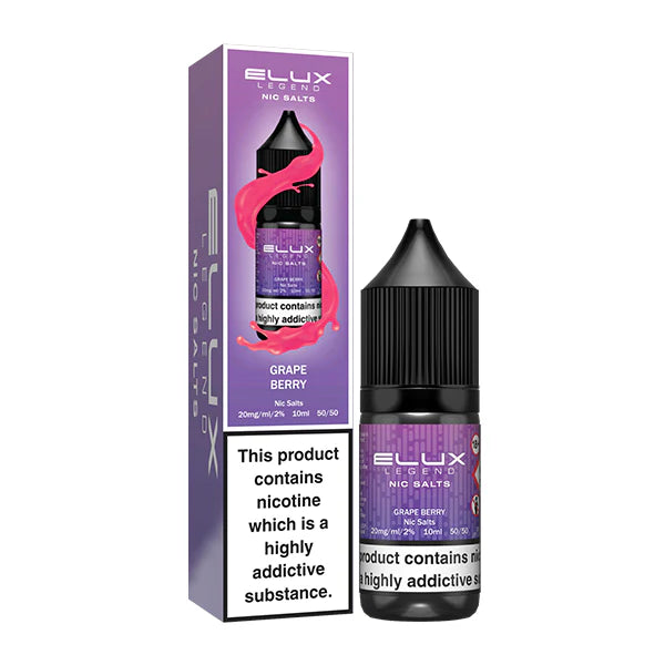 Elux Legend Nicotine salt Grape berry