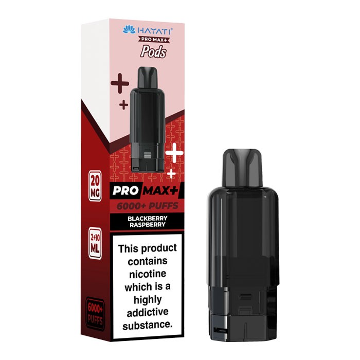 Hayati Pro Max+ 6K Blackberry Raspberry Pack of 5