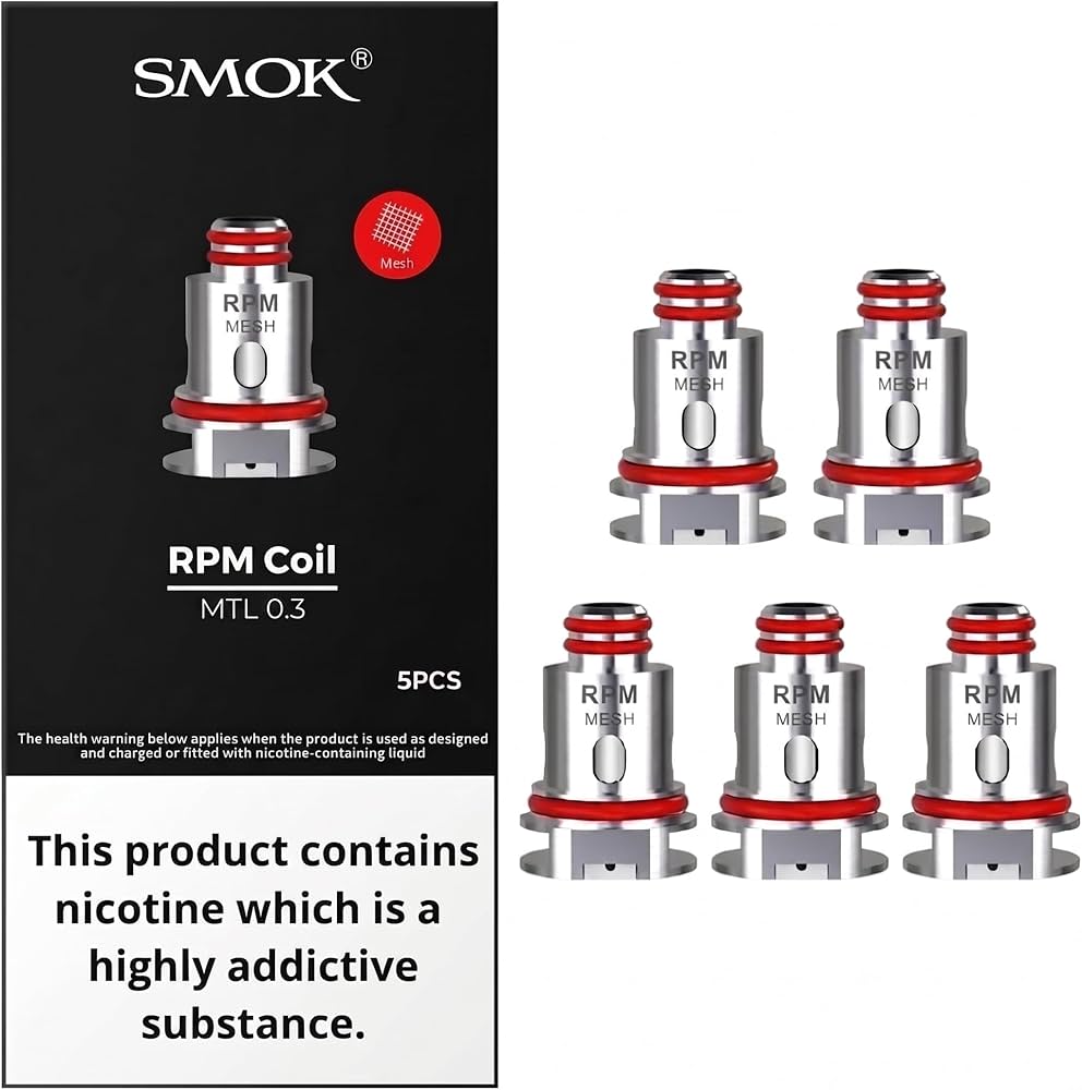 RPM - 0.3Ω MTL MESH COIL - SMOK - 1 PACK