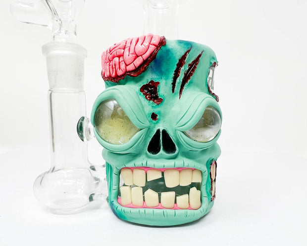 Cartoon Character Silicone Bong - Zombie