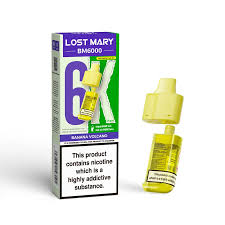 BANANA VOLCANO - UK - LOST MARY - BM6000 - DISPOSABLE - 5 Pack