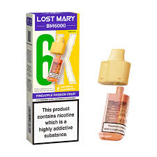 PINEAPPLE PASSION FRUIT - UK - LOST MARY - BM6000 - REFILLABLE KIT - 5 Pack