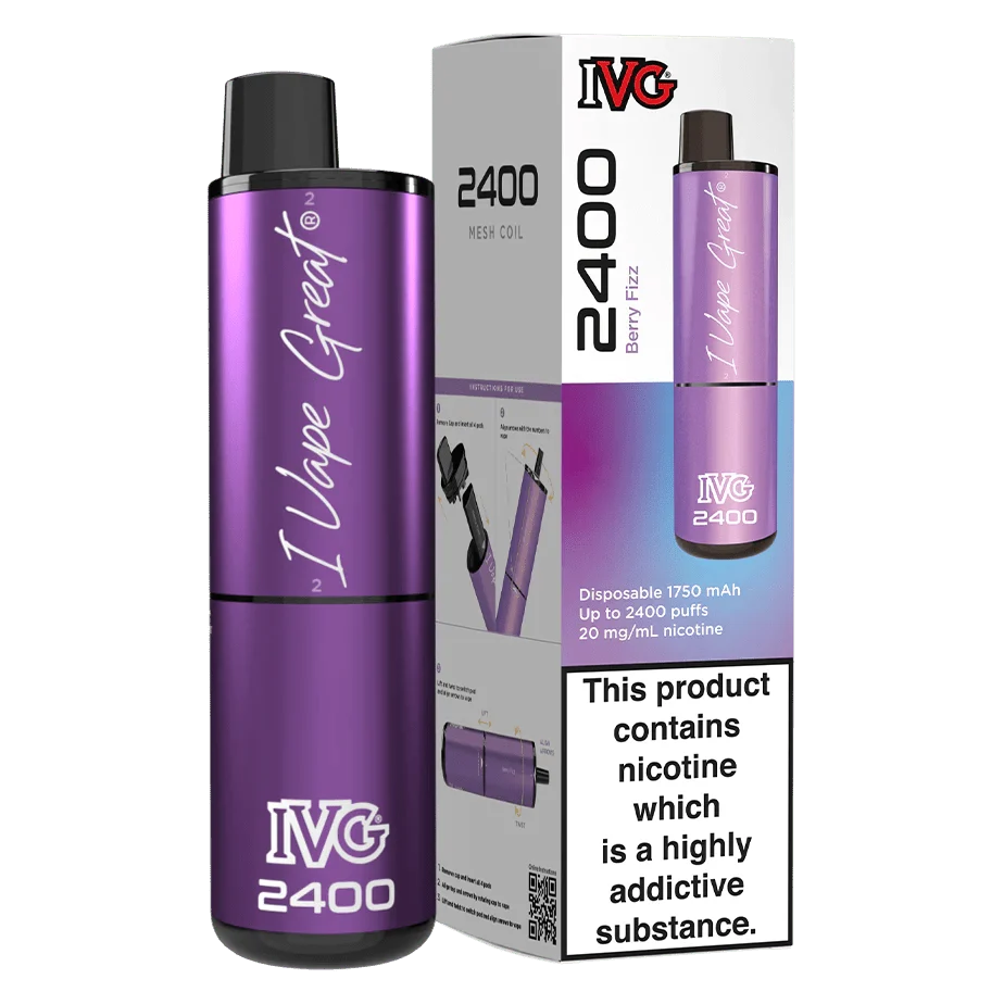 BERRY FIZZ IVG 2400 UK - 5 PACK