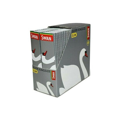 SILVER KING SIZE SLIM - SWAN - 50 Pack